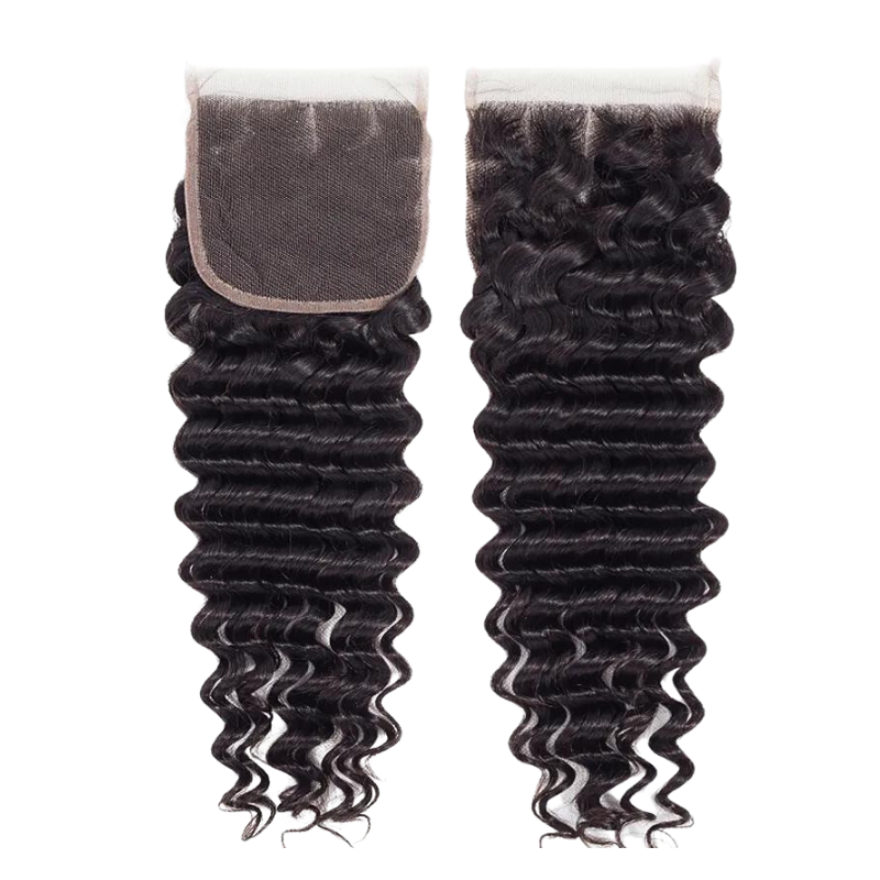 Closure Raw Hair Cambodian Wavy Curl