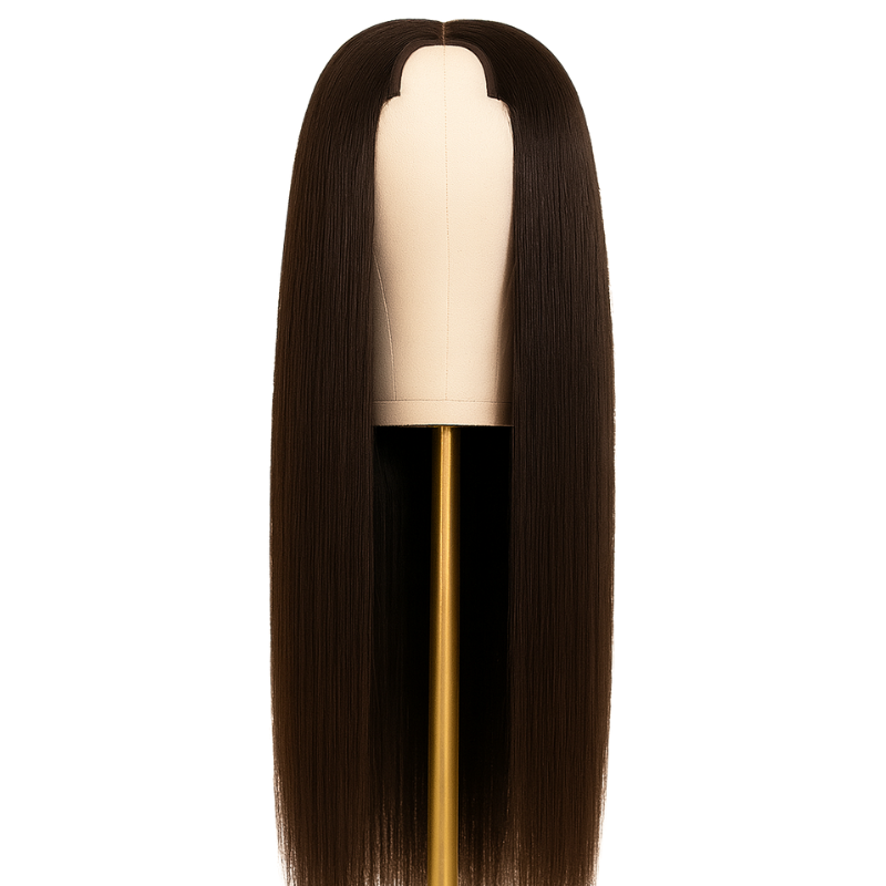 U-part wig Raw Hair Vietnamese Straight