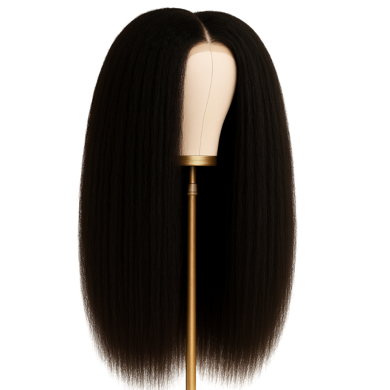 Raw Hair 7x7 Burmese Kinky Straight Closure Wig
