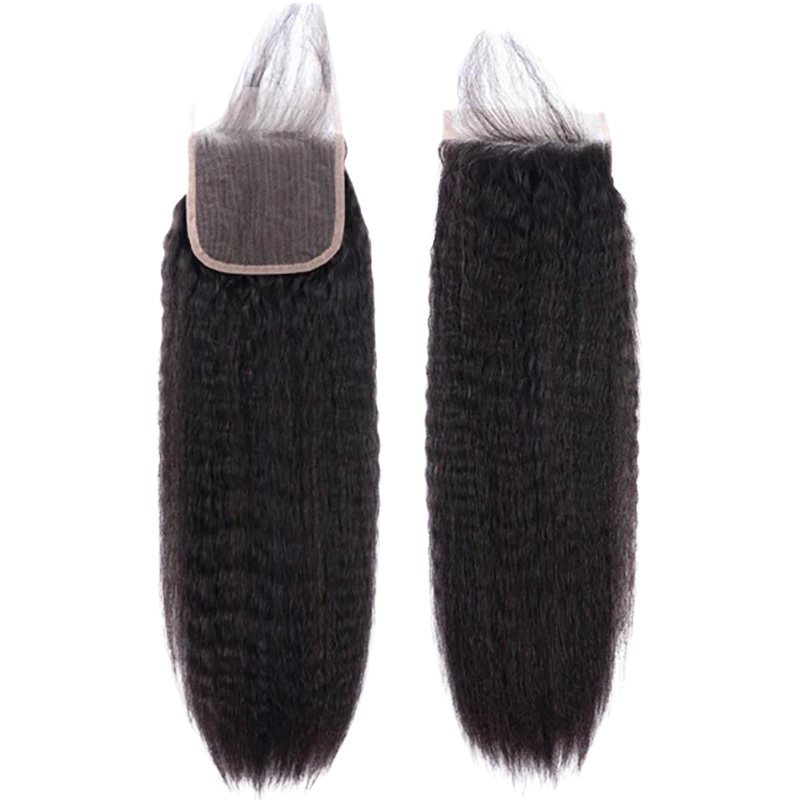 Raw Hair Burmese Kinky Straight Closure