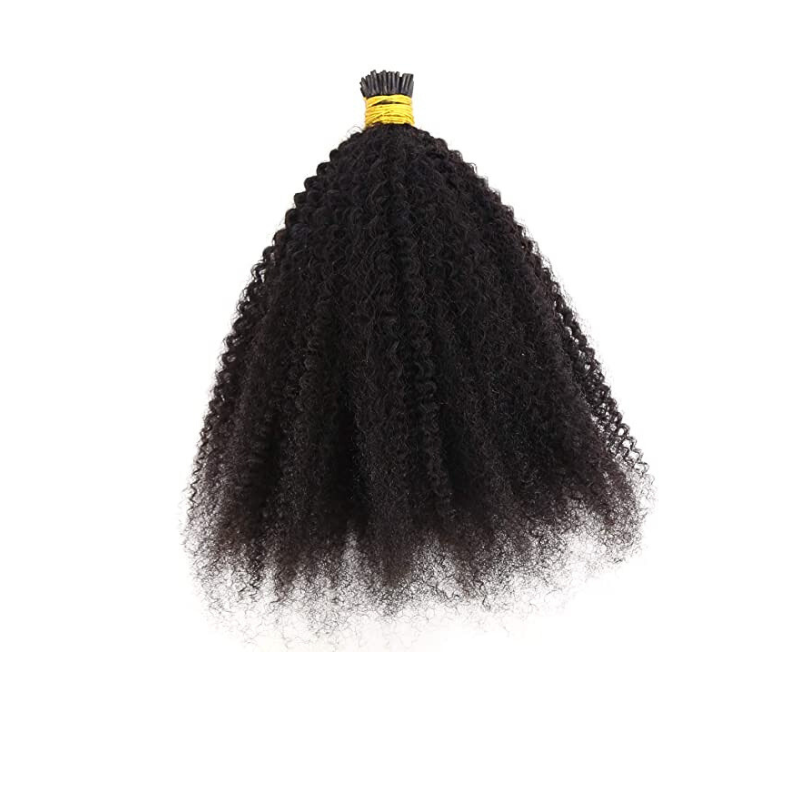 I-Tip Raw Hair Burmese Kinky Curl