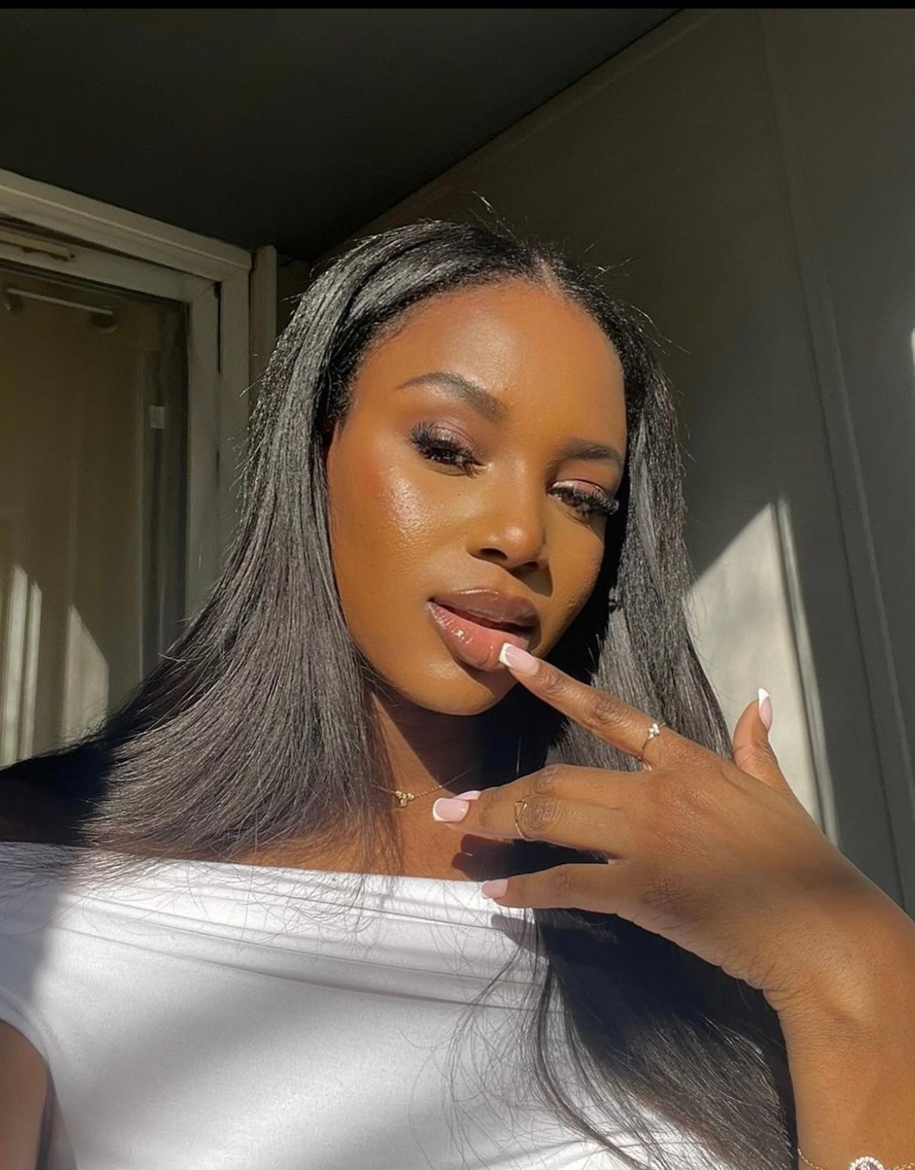 U-part wig Raw Hair Vietnamese Straight