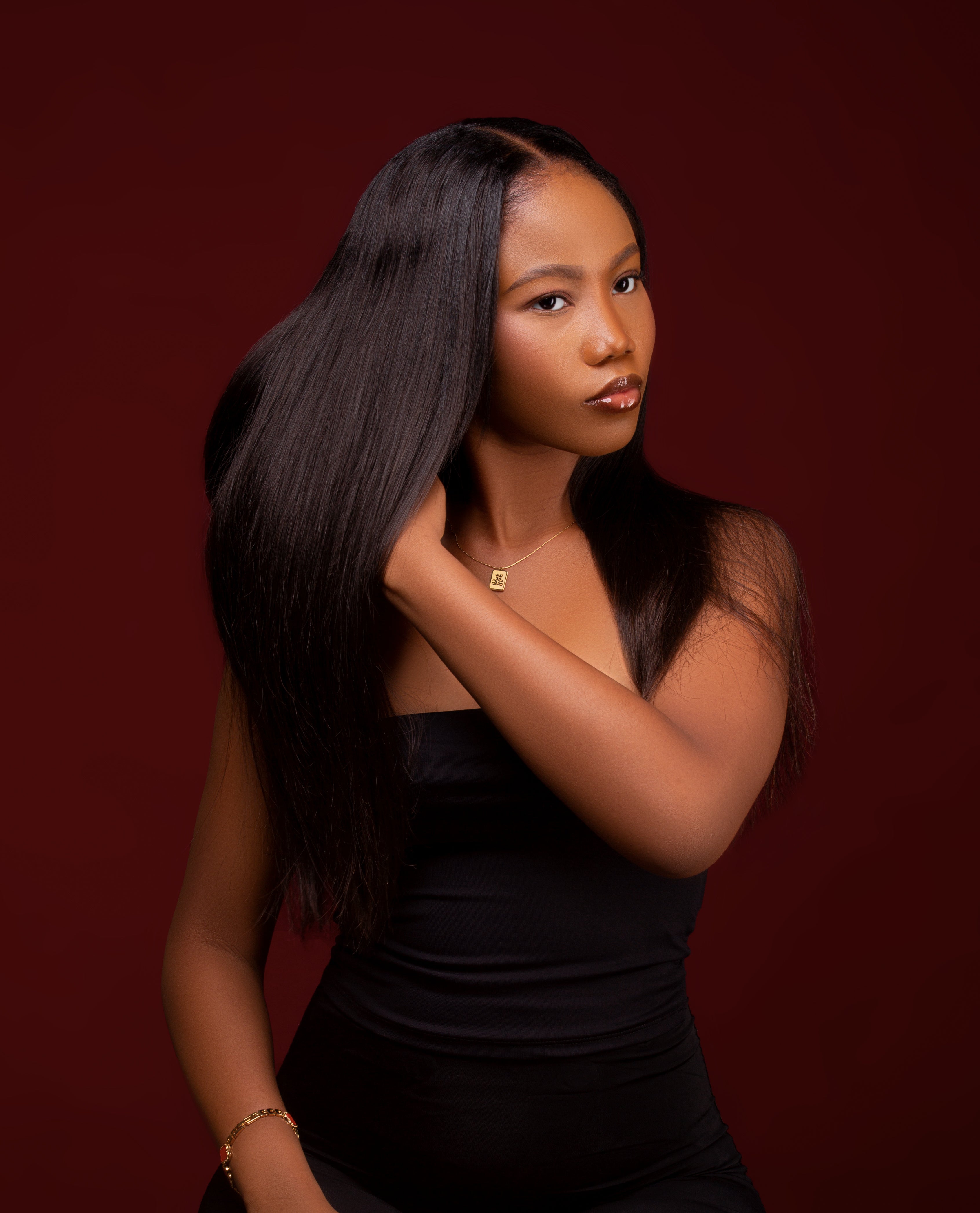 U-part wig Raw Hair Vietnamese Straight