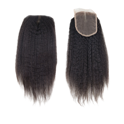 Closure Raw Hair Burmese Kinky Straight