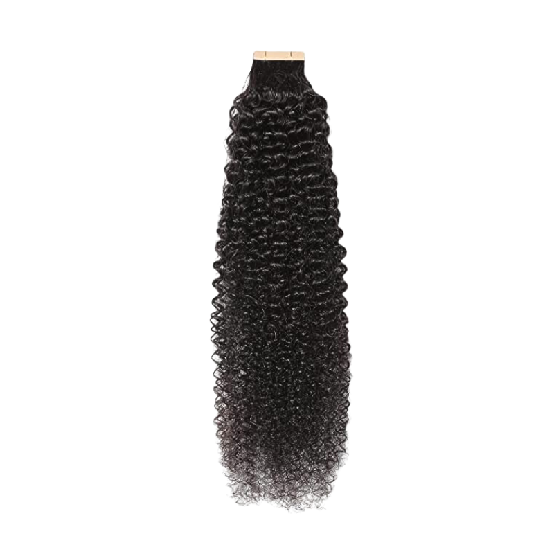 Tape in Raw Hair Burmese Kinky Curl