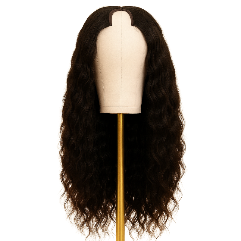 Raw Hair Cambodian Natural Wave U-part wig