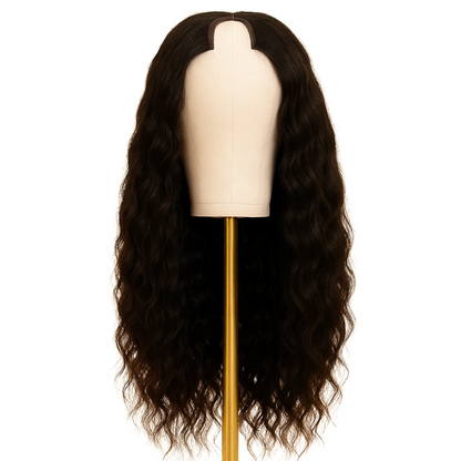 Raw Hair Cambodian Natural Wave U-part wig