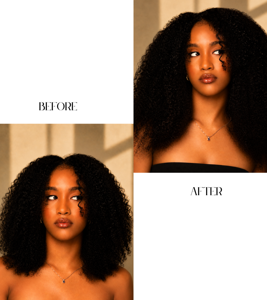 Raw Hair Burmese Kinky Curl U-part wig