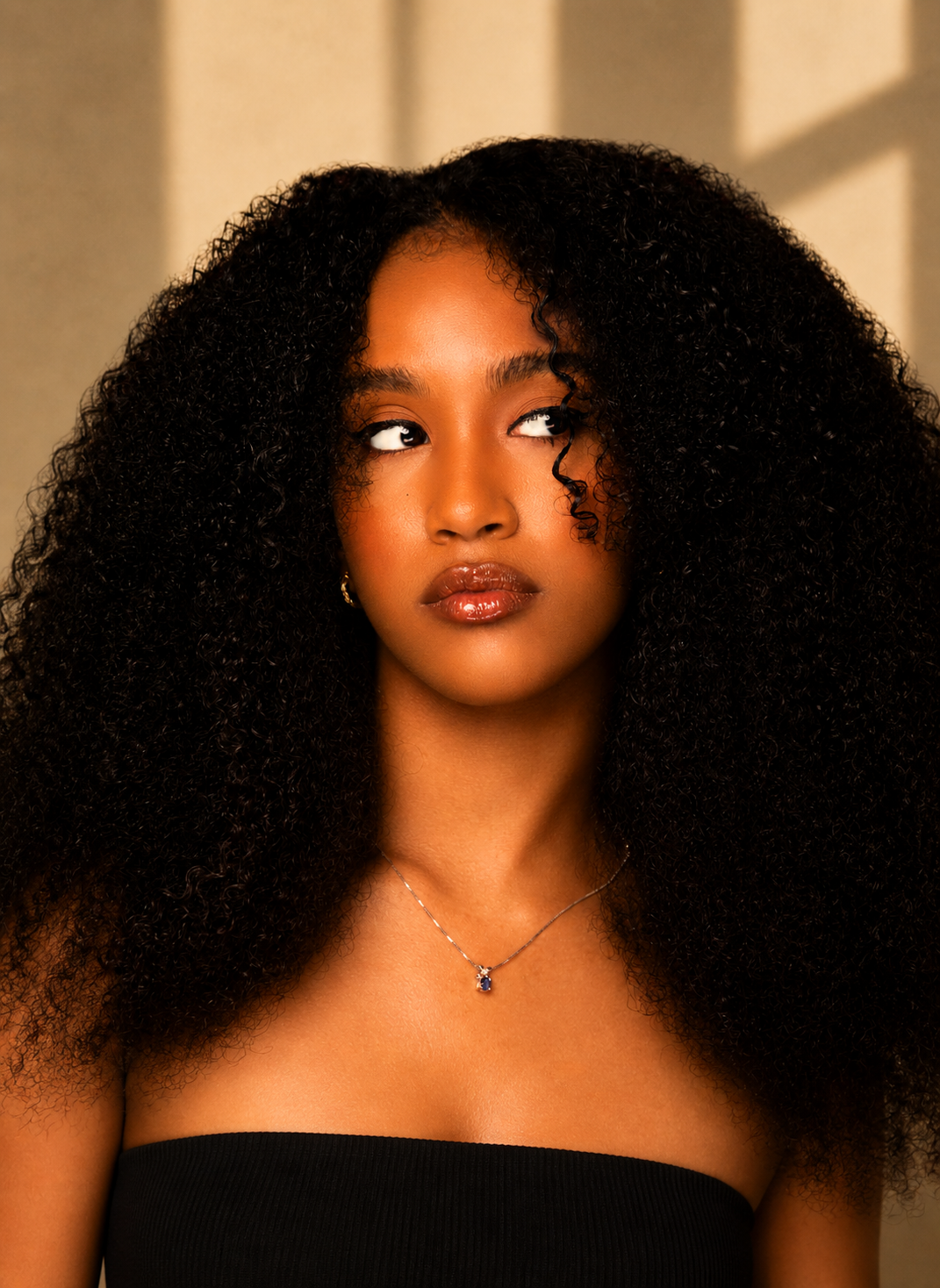  Raw Hair Burmese Kinky Curl U-part wig