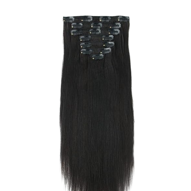 Raw Hair Burmese Kinky Straight Clip-in