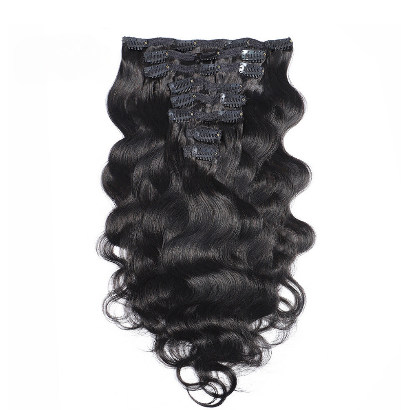 Extensions à clip Raw Hair Cambodian Deep Wave