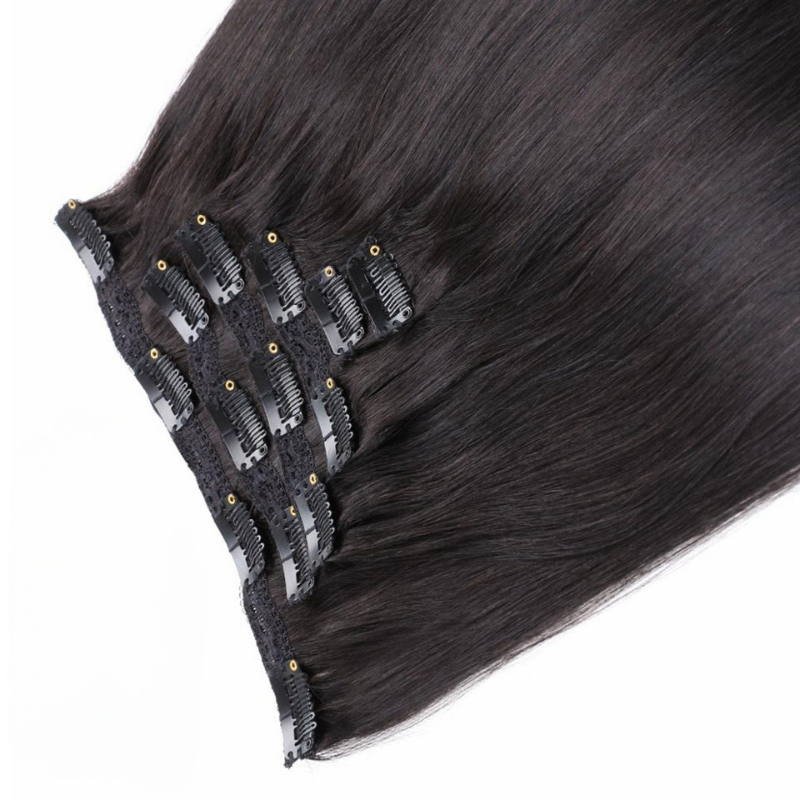 Extensions à clip Raw Hair Vietnamese Straight