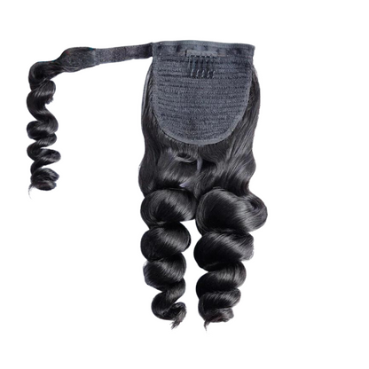 Ponytail Raw Hair Cambodian Deep Wave