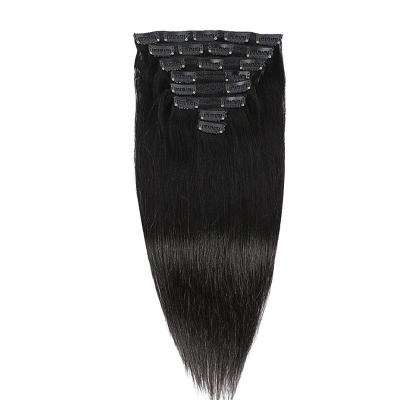 Extensions à clip Raw Hair Vietnamese Straight
