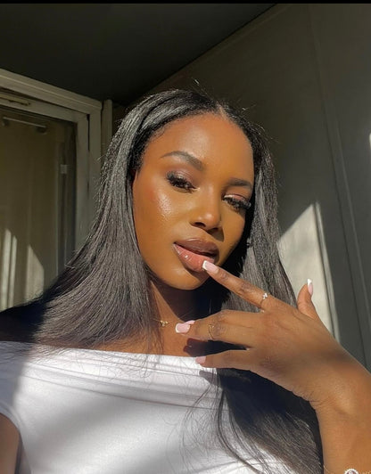 U-part wig Raw Hair Vietnamese Straight